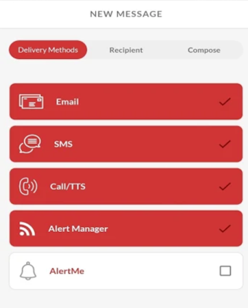 Regroup mobile dashboard