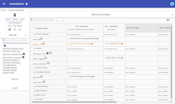 Job Calendar
