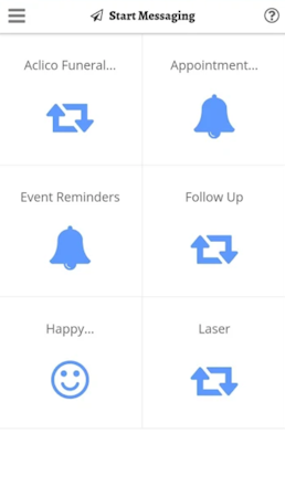 Revetize messaging categories