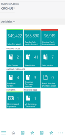 Robo-Commodity business central