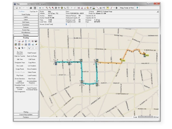 Versatrans routing