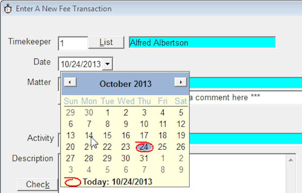 RTG Bills new fee transaction