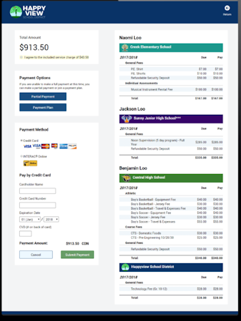 Rycor payment processing
