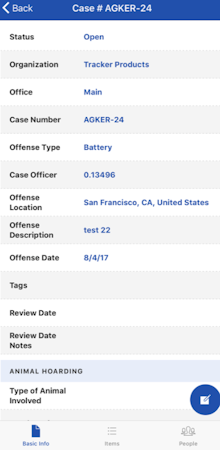 SAFE case details