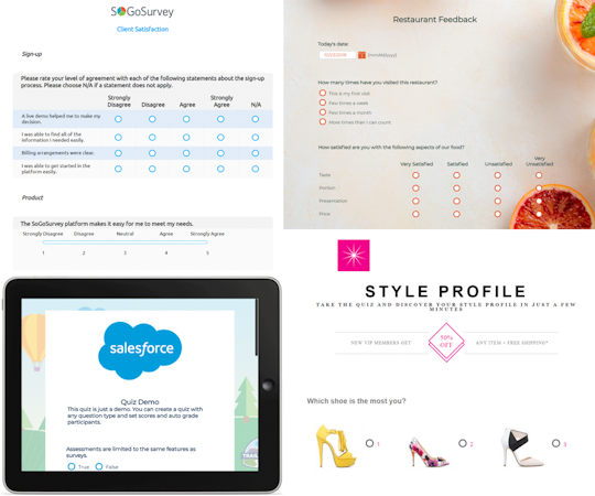 SoGoSurvey Sample Surveys