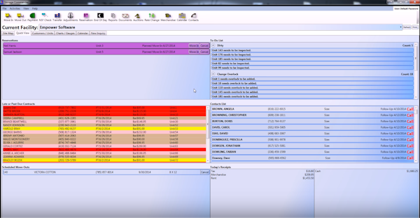Storage Commander quick view