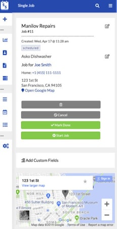 Scheduling Suite job details