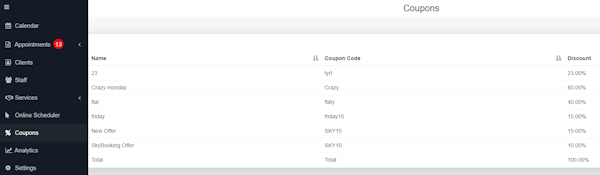 Scheduly coupons