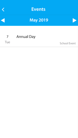School Diary events