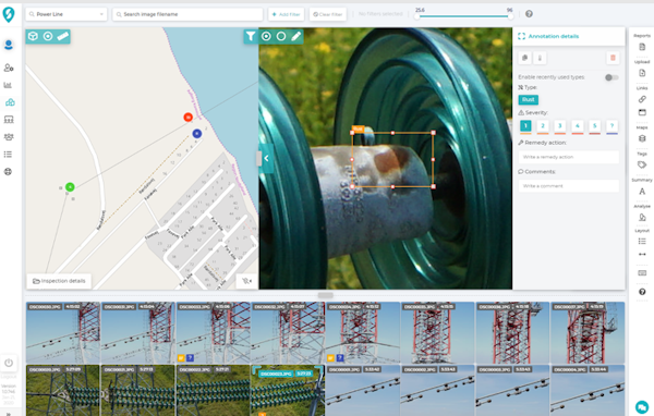 Scopito power line search