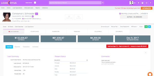 LoanCirrus loan overview