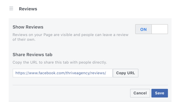 Rize Reviews social sharing screenshot