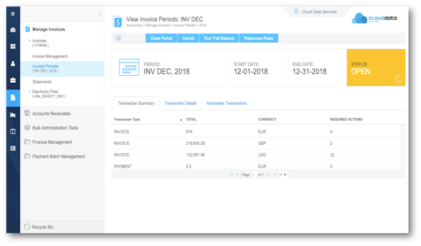 Invoice periods
