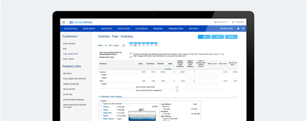 C-Store Office customer profile