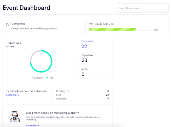 Eventbrite Software 2021 Reviews Pricing Demo The service charges a fee to event organizers in exchange for online ticketing services, unless the event is free. eventbrite software 2021 reviews