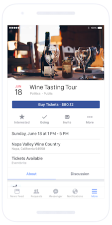 Facebook Event Page