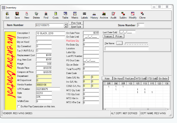 Inventory Control