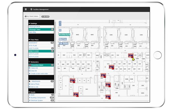 Facilities Survey CMS map screenshot