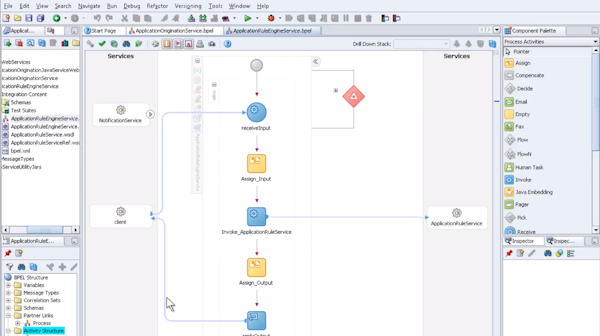 LLaaS workflow editor