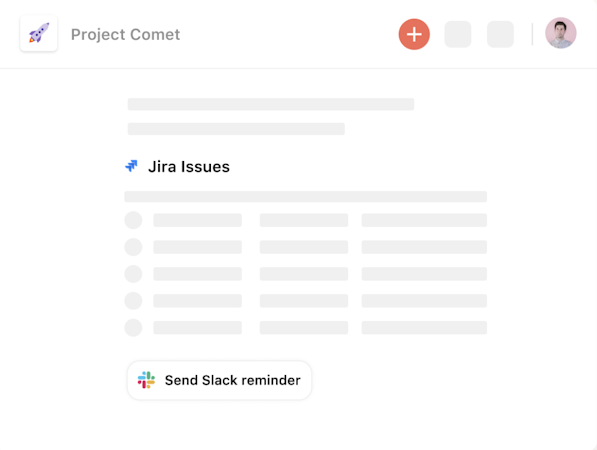 Coda integrations with Jira and Slack