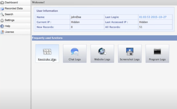 Easemon dashboard