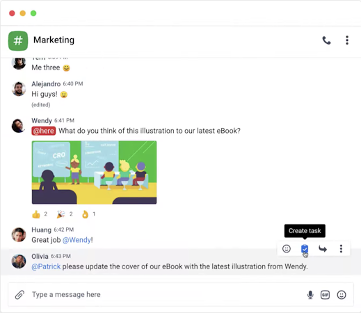 Chanty Task Creation