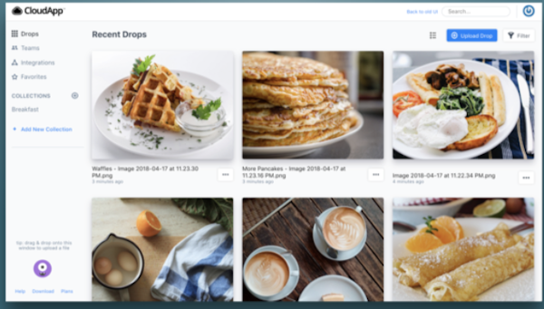 CloudApp drops