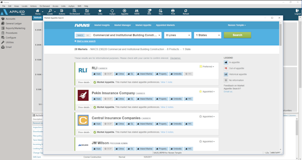 Applied Epic IVANS Integration