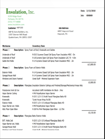 Estesys customer proposal example