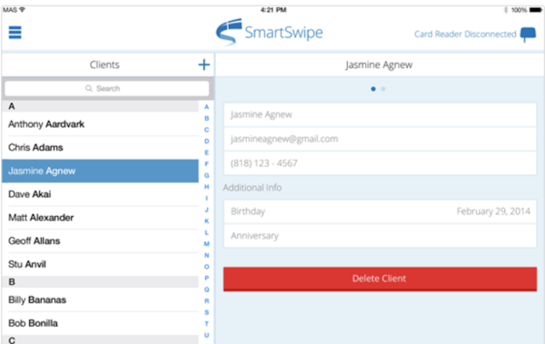 SmartSwipe clients