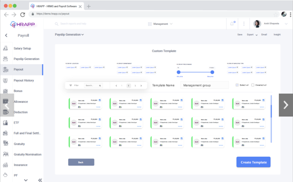 HRAPP payroll management
