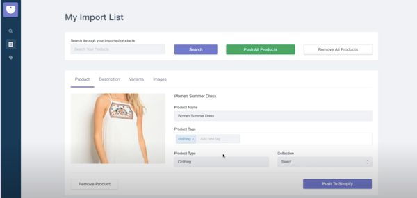 Spocket product data