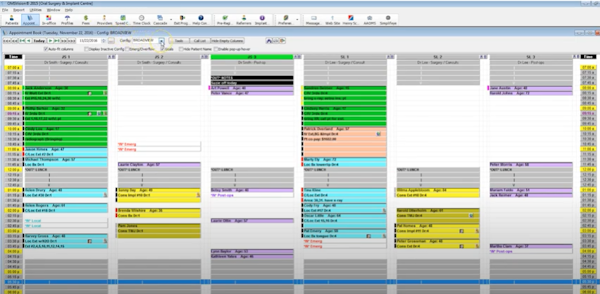 OMSVision appointment book