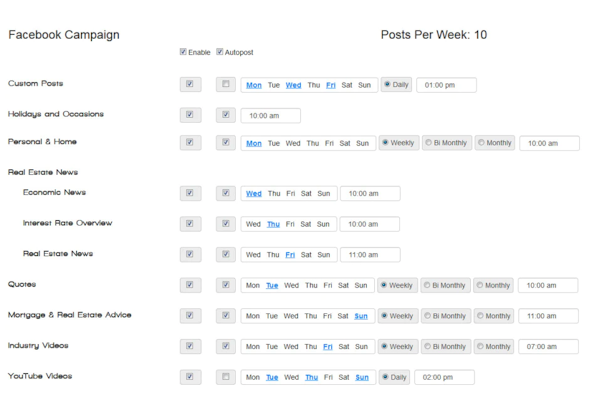 BlazingSocial - campaign posts