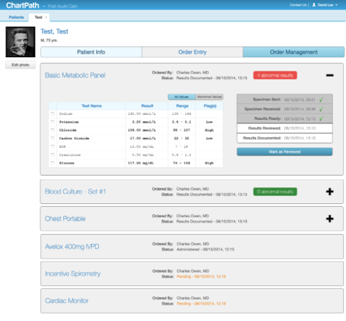 ChartPath - patient info