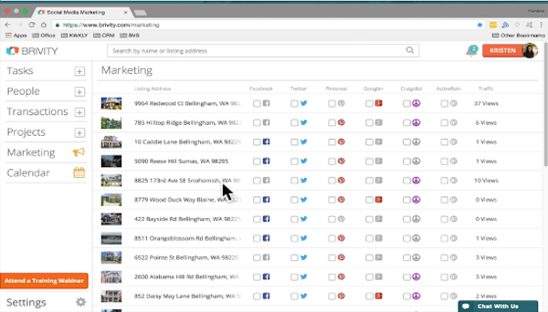 Brivity CRM marketing