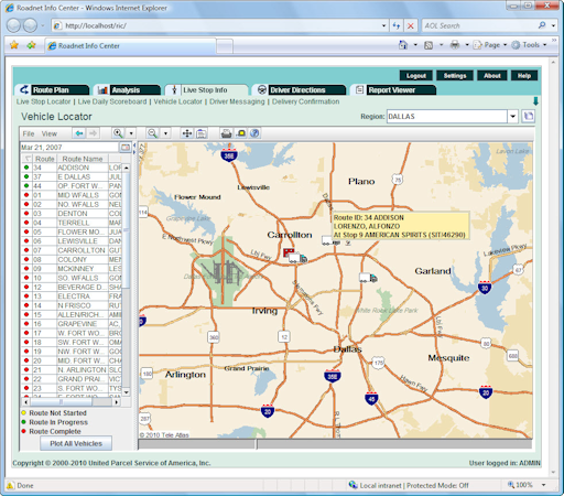 Vehicle Location - Real TIme