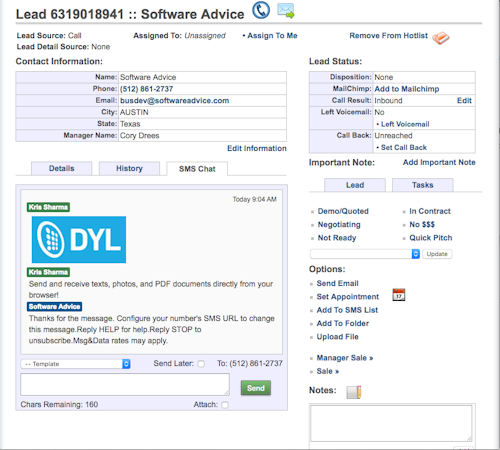 Lead Page