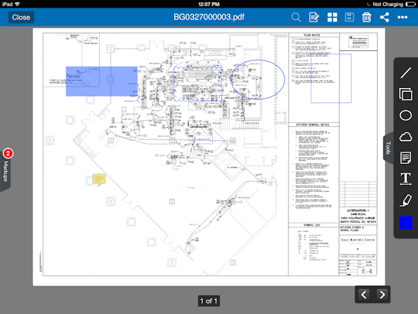 Created markups