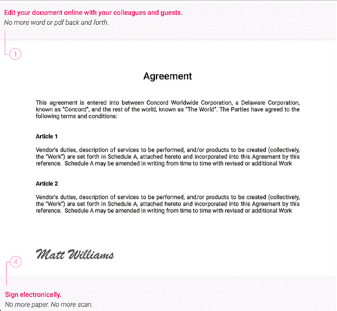 E-signatures