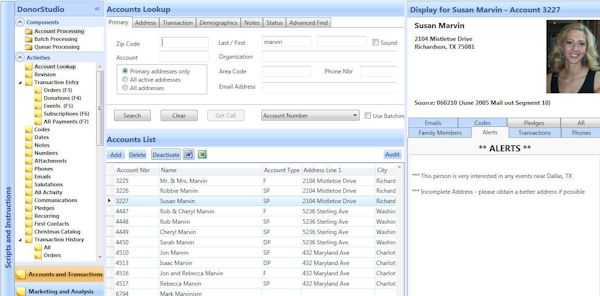 Account Details with Images