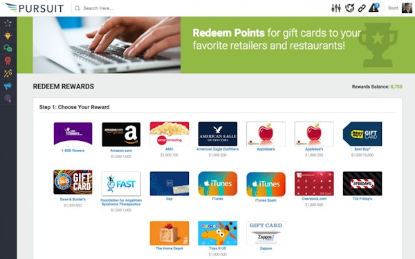 Redeem rewards