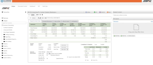 Contract Valuation Maintenance