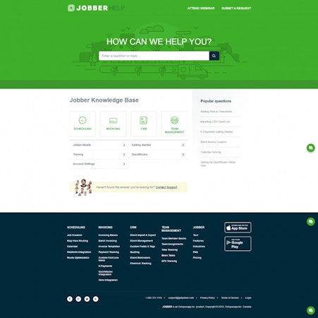 Jobber knowledge base