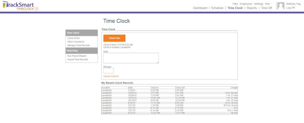 Time clock