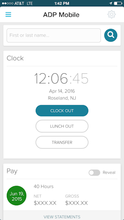 ADP Workforce Now -ADP Mobile