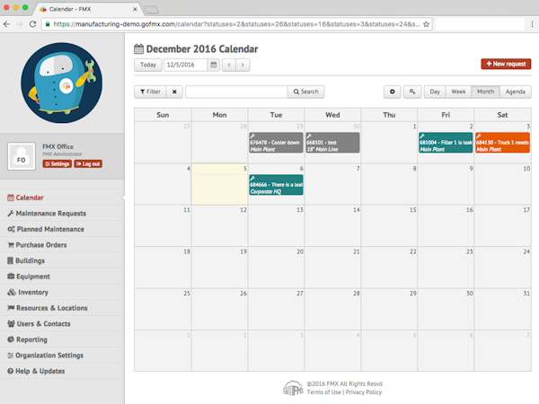 Calendar View