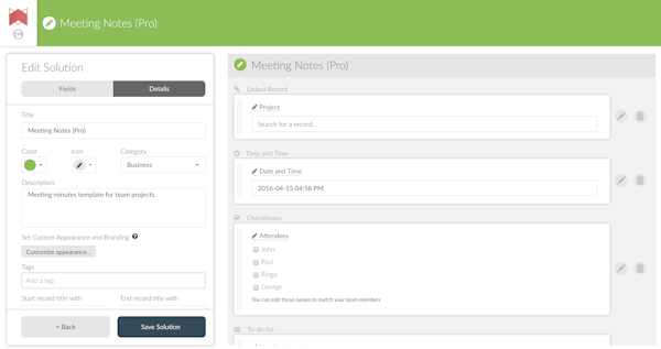 Notes feature