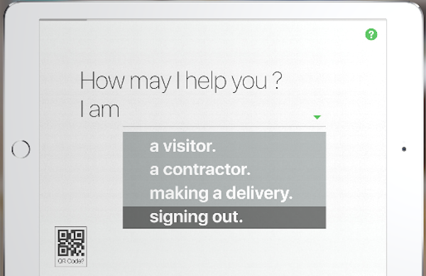 Reception page