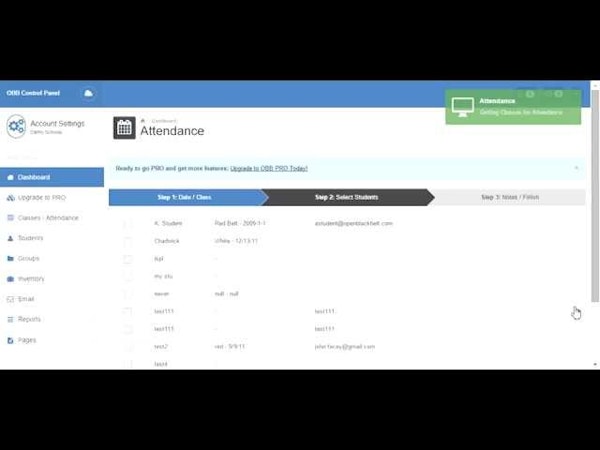 Attendance management